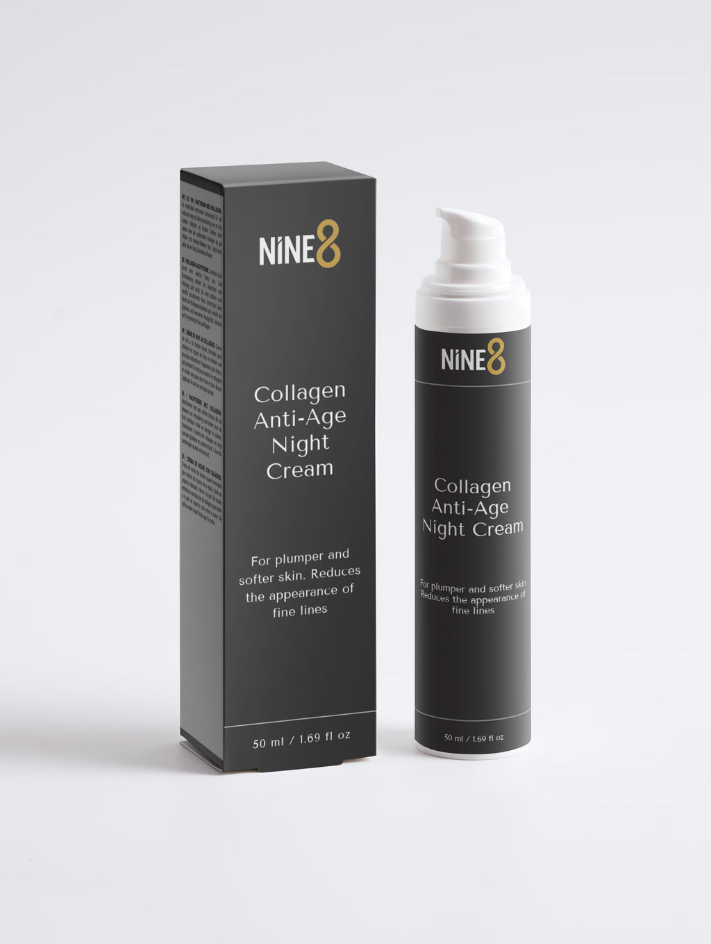 Crema de noche antiedad con colágeno
