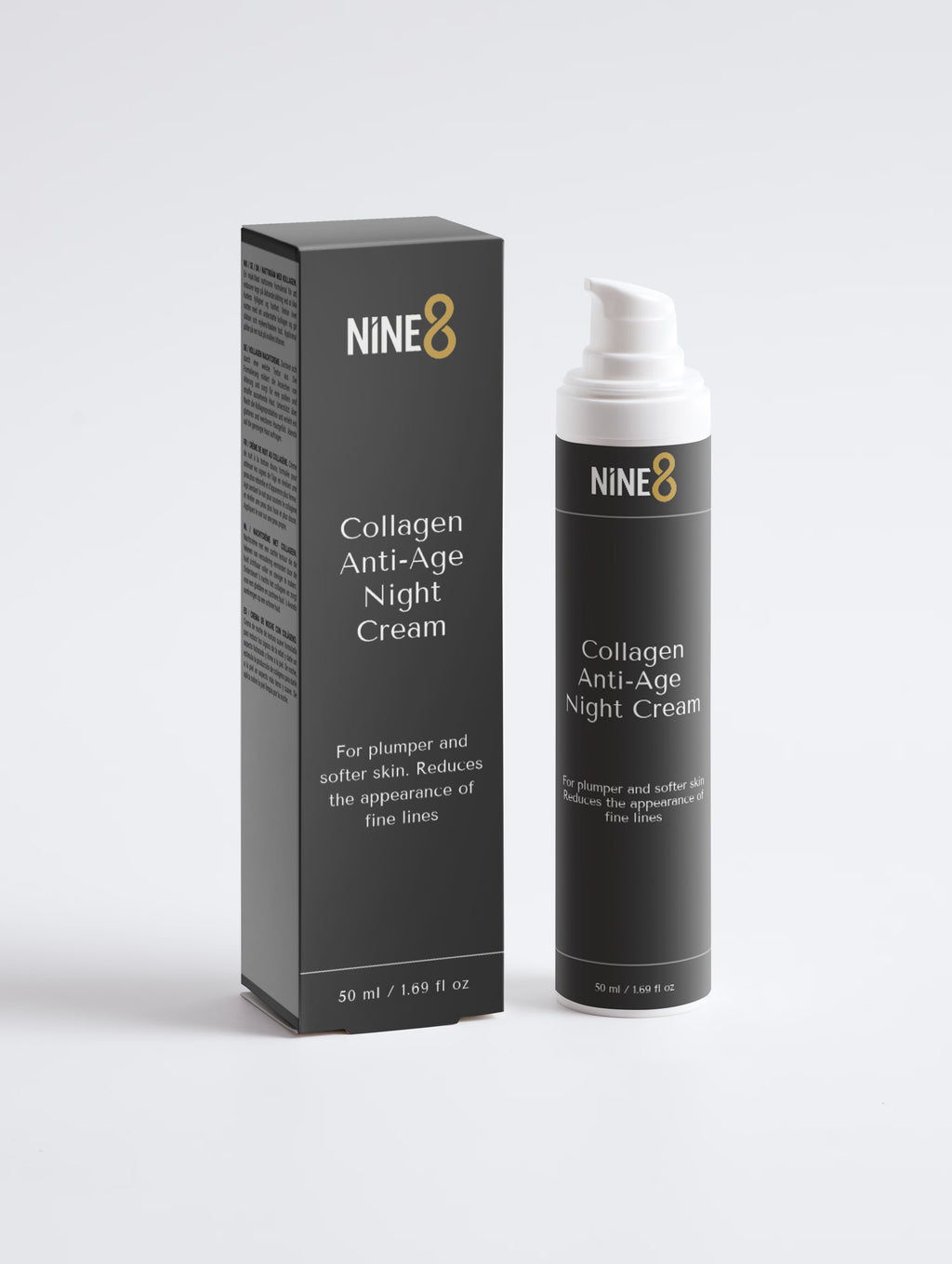 Crema de noche antiedad con colágeno