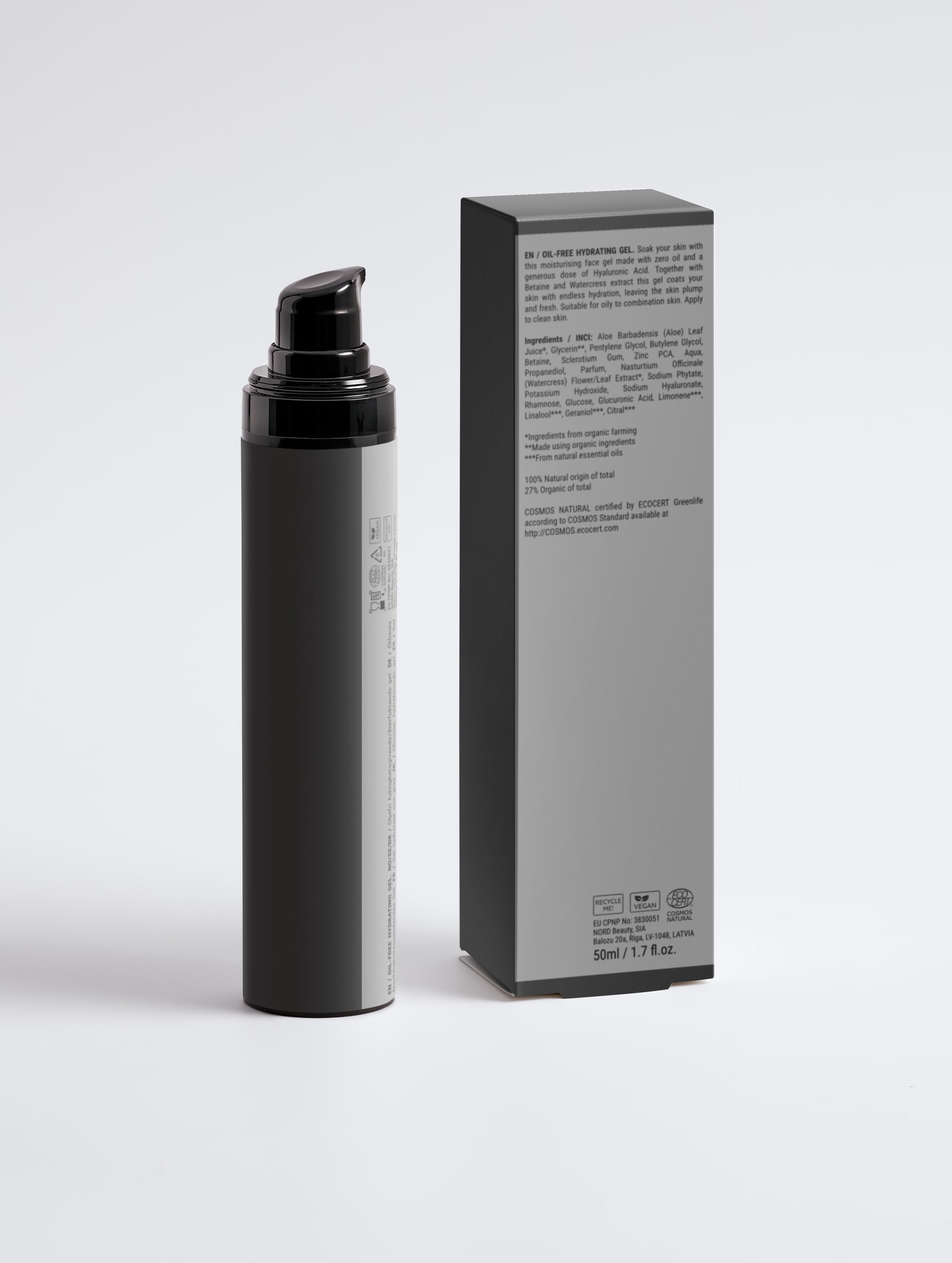 Gel hidratante sin aceite